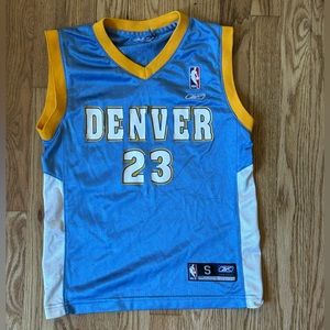 Reebok Denver Nuggets Marcus Camby Kids Jersey #23